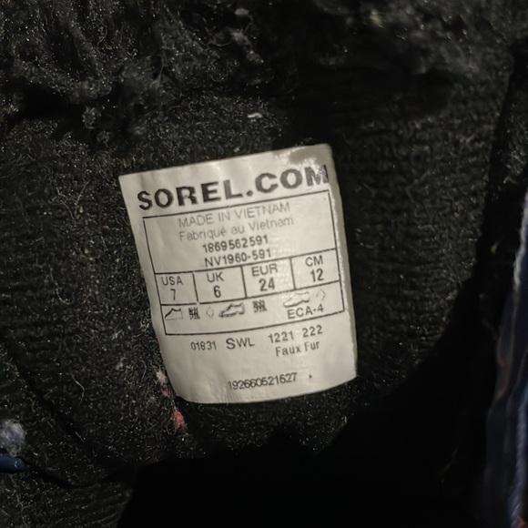 Sorel Toddler Snow Commander Boots, Size 7 - Picture 6 of 8